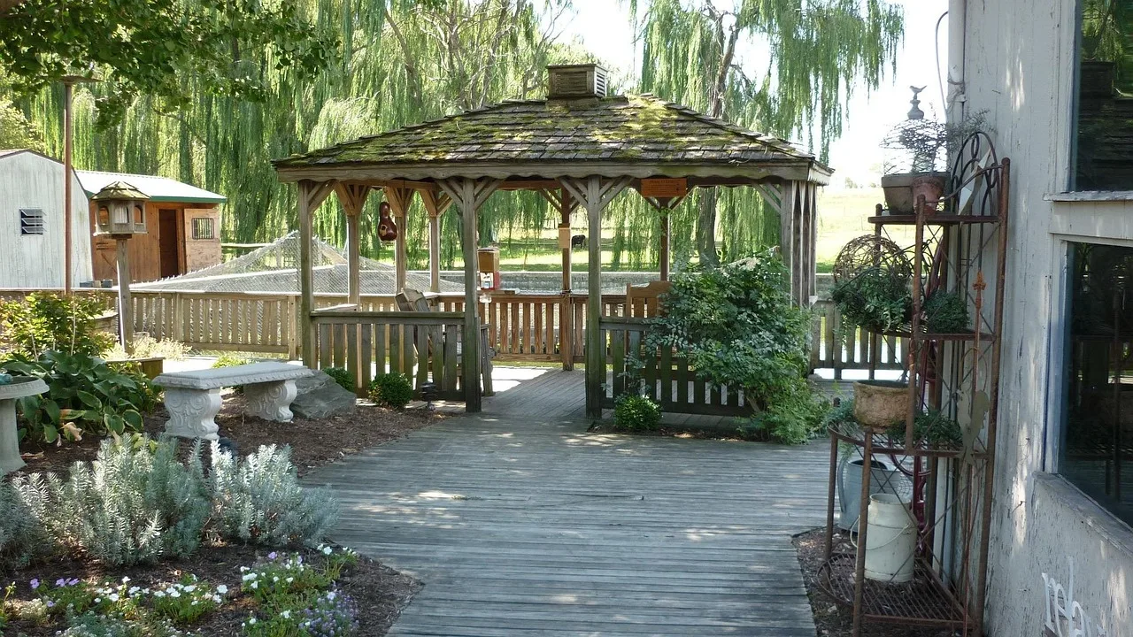 gazebo, deck, shade, patio, trees, relaxation, outdoors, backyard, pergola, pavilion, leisure, nature, yard, relax, covered, porch, landscaping, veranda, outdoor, countryside. Which yard upgrades are worth it long term, ranked by daily effect