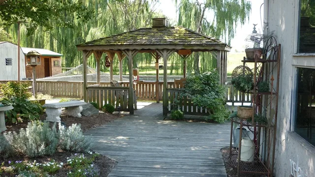 gazebo, deck, shade, patio, trees, relaxation, outdoors, backyard, pergola, pavilion, leisure, nature, yard, relax, covered, porch, landscaping, veranda, outdoor, countryside. Which yard upgrades are worth it long term, ranked by daily effect